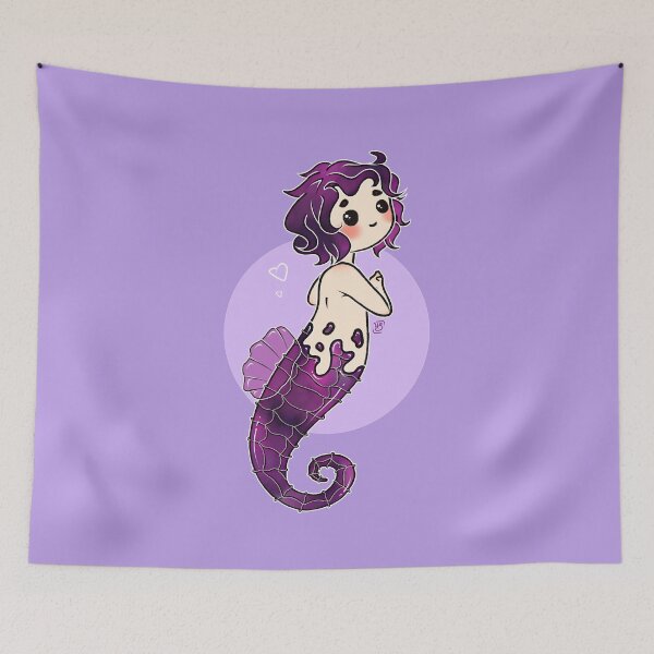 Item preview, Inky Seahorse Merboy designed and sold by heysoleilart.