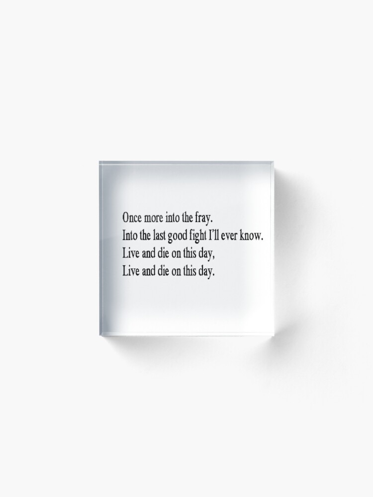 The Grey Quote Acrylic Block By Deehvesh Redbubble