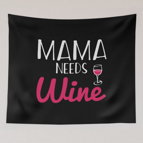 Item preview, Mama Needs Wine Motherhood Mother's Day Gift Idea designed and sold by haselshirt.