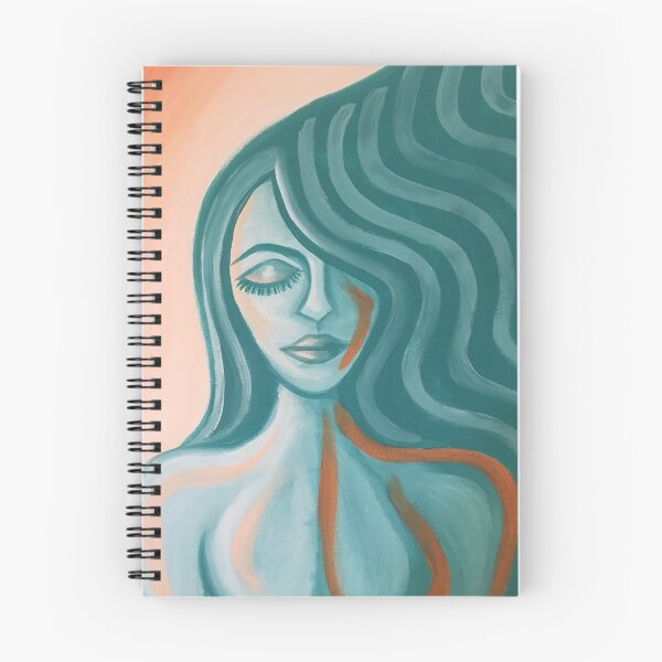 Item preview, Meditation Blue Haired Girl designed and sold by Dee Creates Art .