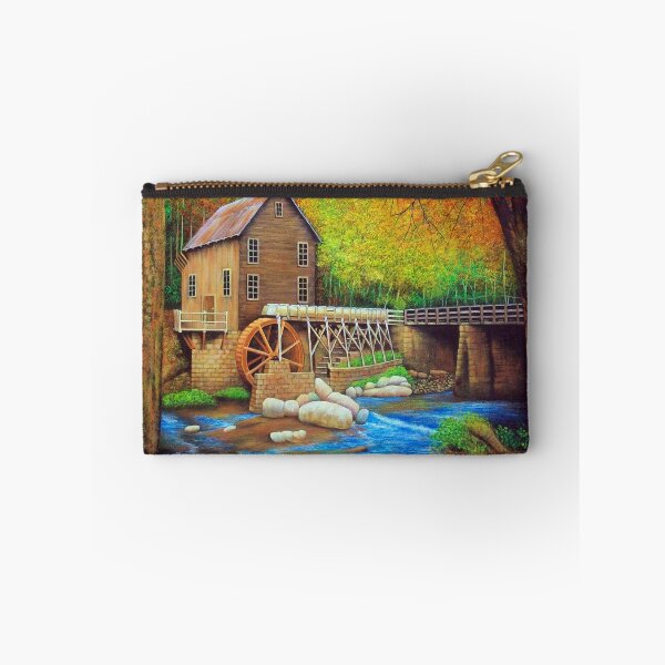 Item preview, Mill with water wheel designed and sold by Terry Huey.