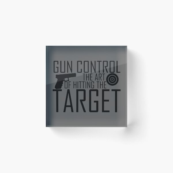Item preview, Town Tees Gun Control Hits Target Shirt designed and sold by TownTees.