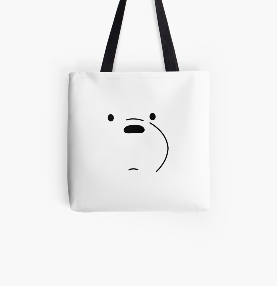 Polar Bear - We Bare Bears All Over Print Tote Bag