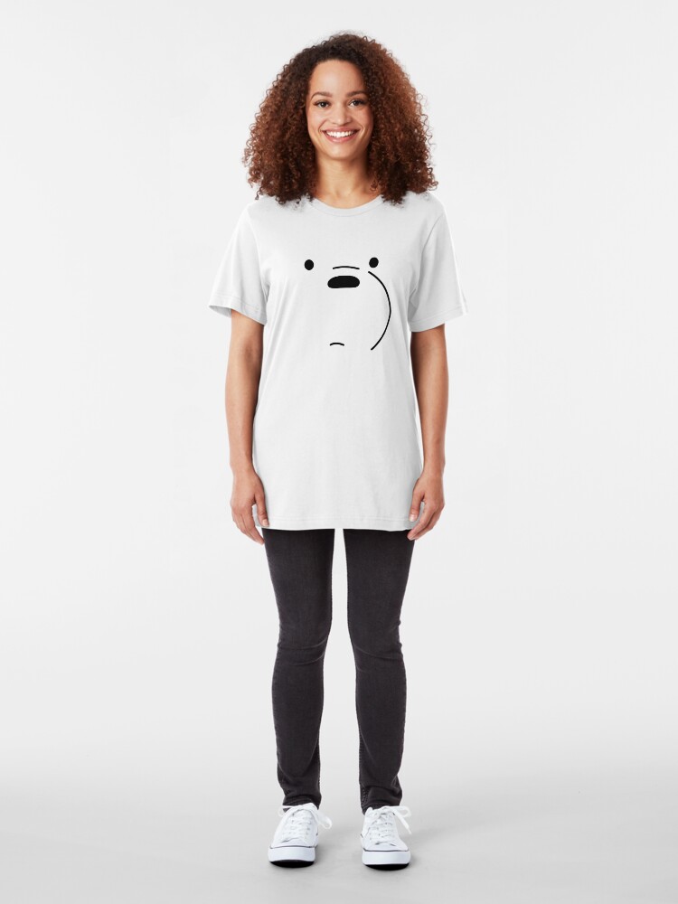 Alternate view of Polar Bear - We Bare Bears Slim Fit T-Shirt