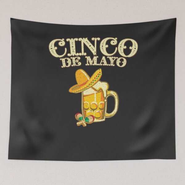 Item preview, Cinco de Mayo Funny Beer with Mexican hat graphic designed and sold by fermo.
