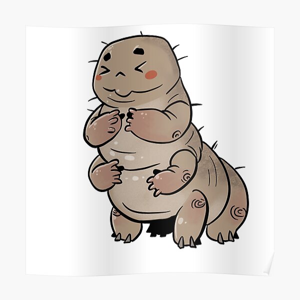 "Cute Tardigrade kawaii" Poster by Redbubble