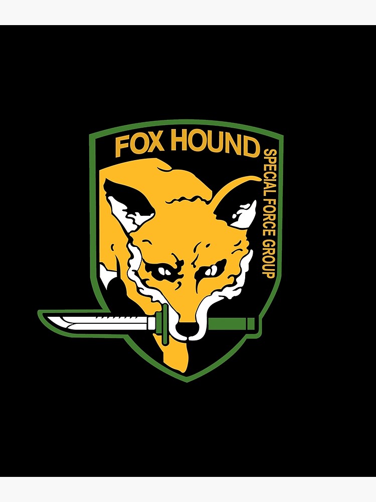 Fox Hound Special Force Group Logo Inspired By Metal Gear Solid Postcard By Landobry Redbubble