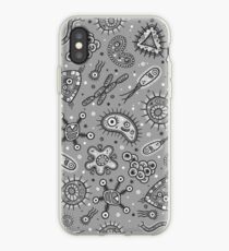 Microbes - Grey / Gray iPhone Case