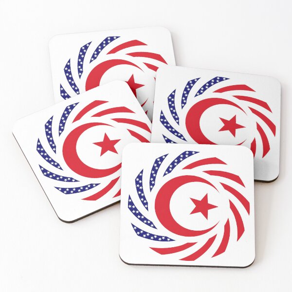 Item preview, Muslim American Multinational Patriot Flag Series designed and sold by Carbon-Fibre Media.