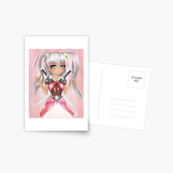 lil Shinobi Anime Girl Postcard