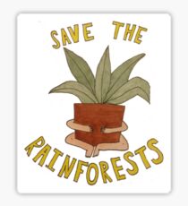 Save The Rainforests Sticker