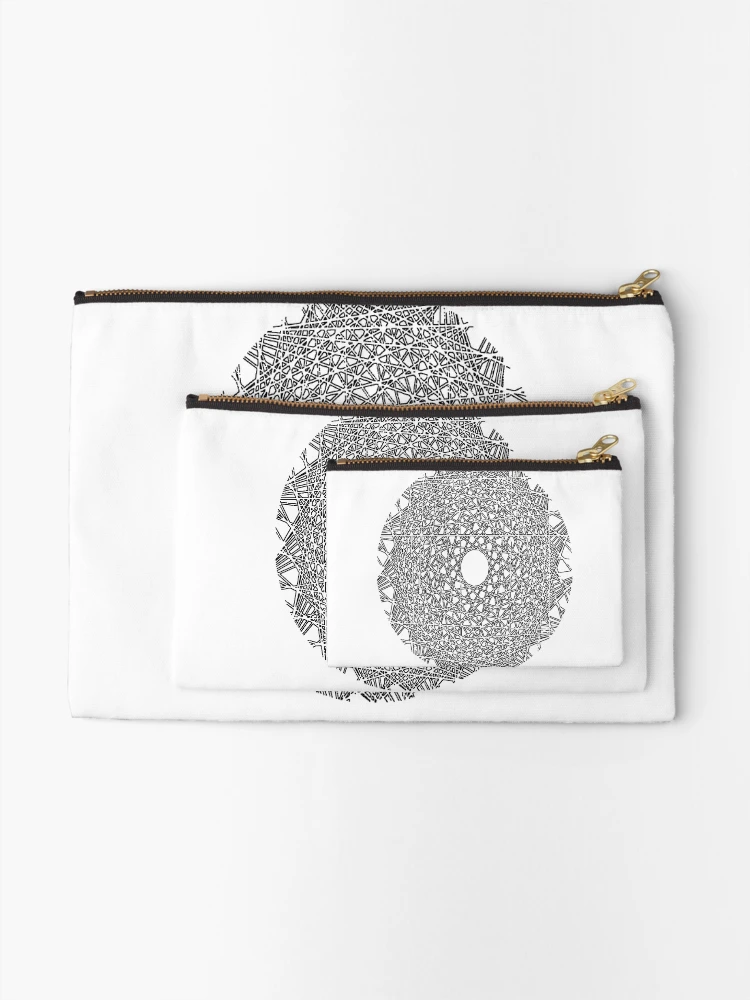 Thumbnail 2 of 4, Zipper Pouch, Algorithm designed and sold by MindTravel.