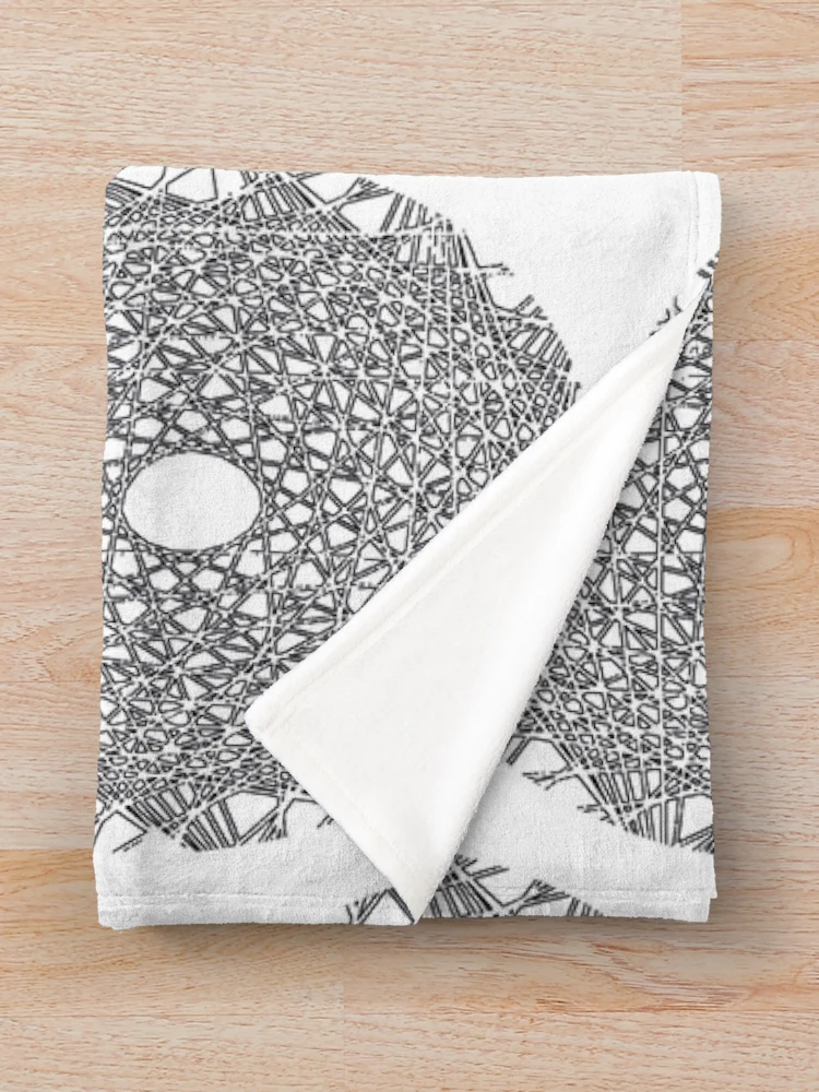 Thumbnail 3 of 6, Throw Blanket, Algorithm designed and sold by MindTravel.