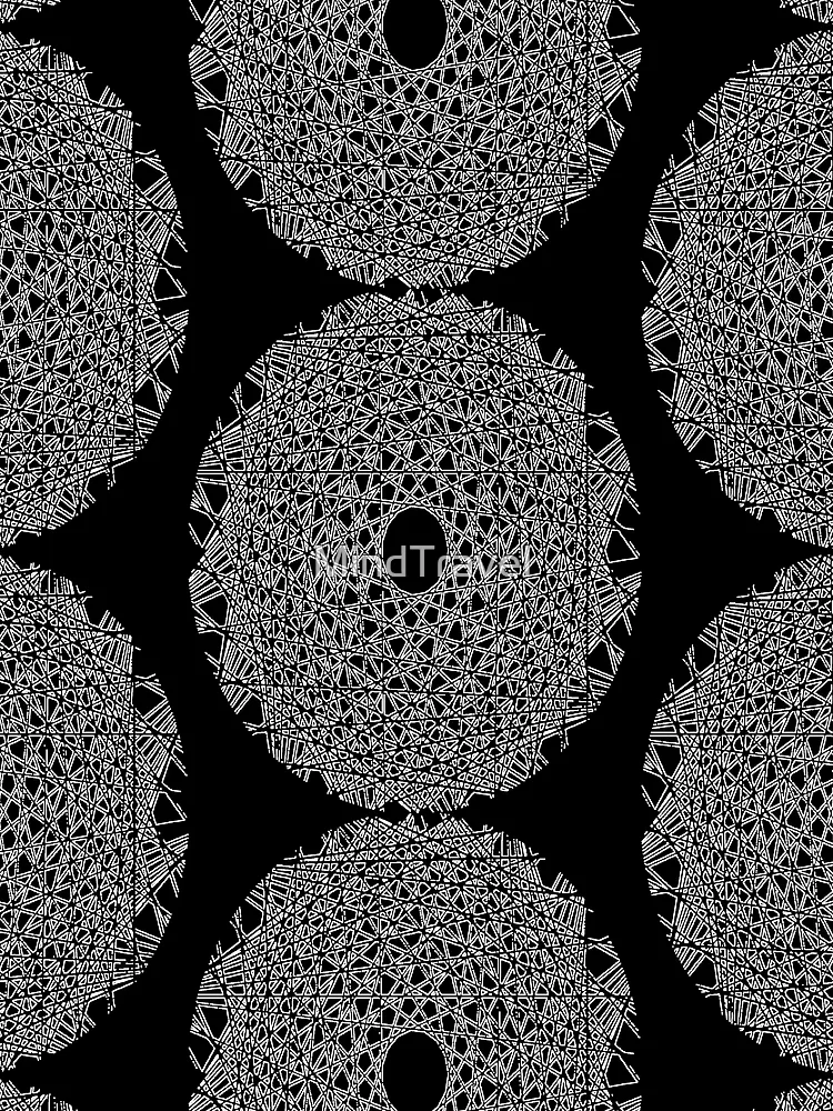 Thumbnail 3 of 3, Scarf, Algorithm designed and sold by MindTravel.