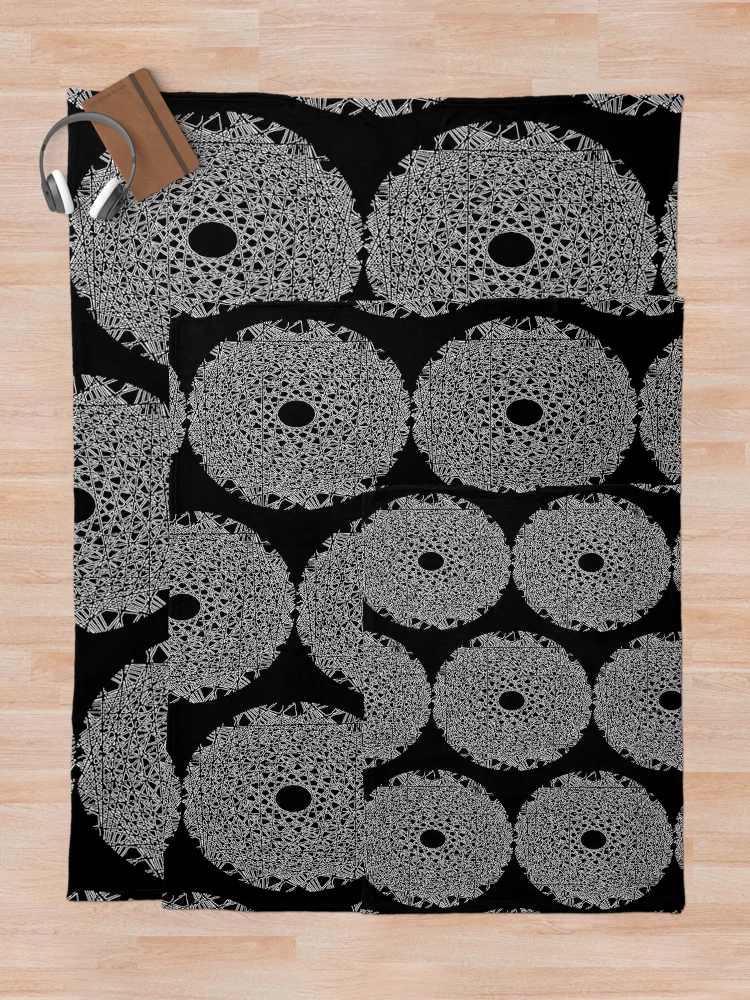 Thumbnail 5 of 6, Throw Blanket, Algorithm designed and sold by MindTravel.