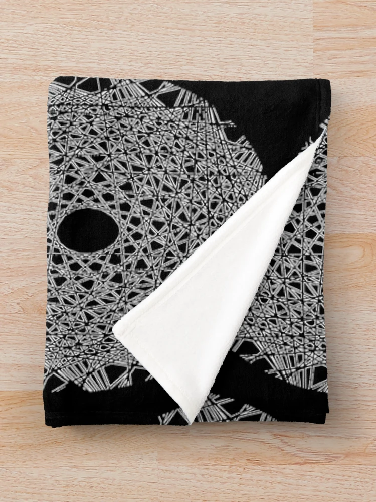 Thumbnail 3 of 6, Throw Blanket, Algorithm designed and sold by MindTravel.