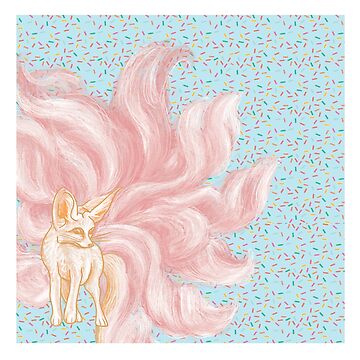 Artwork thumbnail, Mythological Candy Masquerade Fennec Fox by tinaschofield