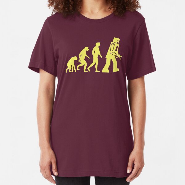 Sheldon Robot Evolution Slim Fit T-Shirt
