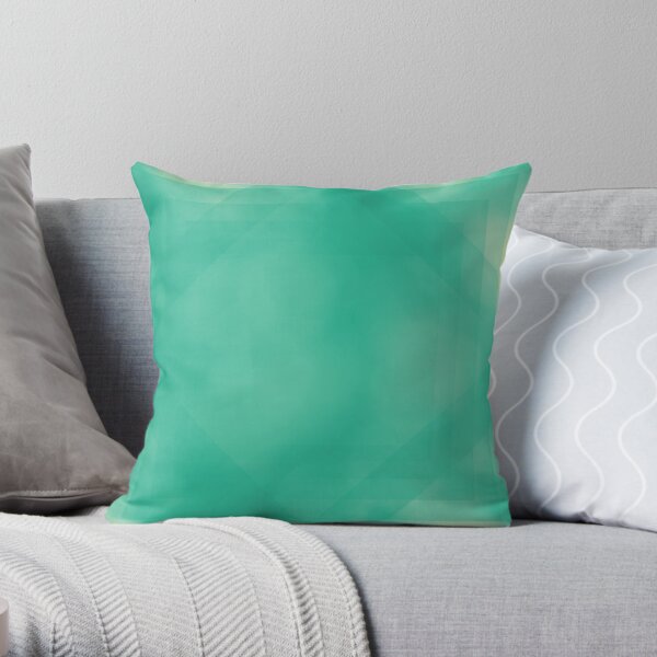 Teal Daze Throw Pillow