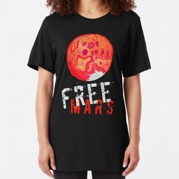 Free Mars Revisited Slim Fit T-Shirt