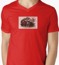 Ballerina Mondays - Ballet Dancers In A Beautiful Art 'Monday' Print - Ready For A New Week V-Neck T-Shirt