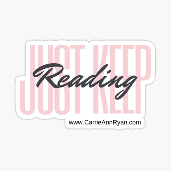 Just Keep Reading Sticker