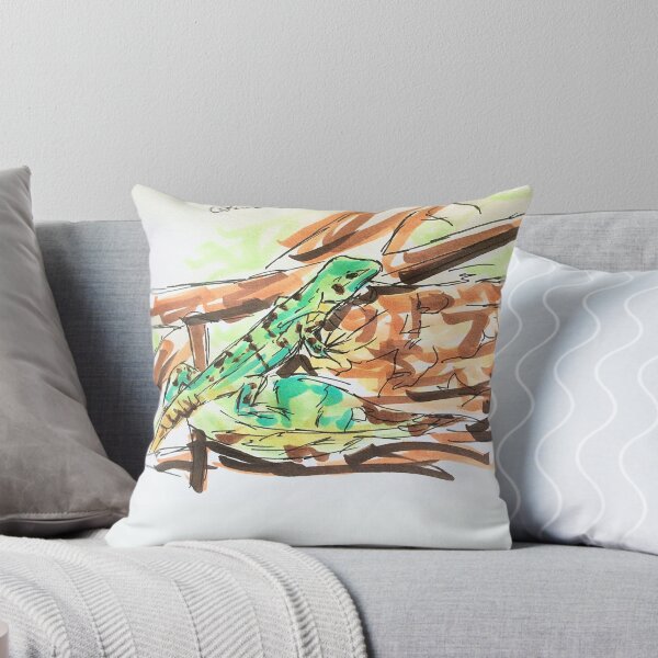 Item preview, Green lizard  designed and sold by PlatypusDoodles.