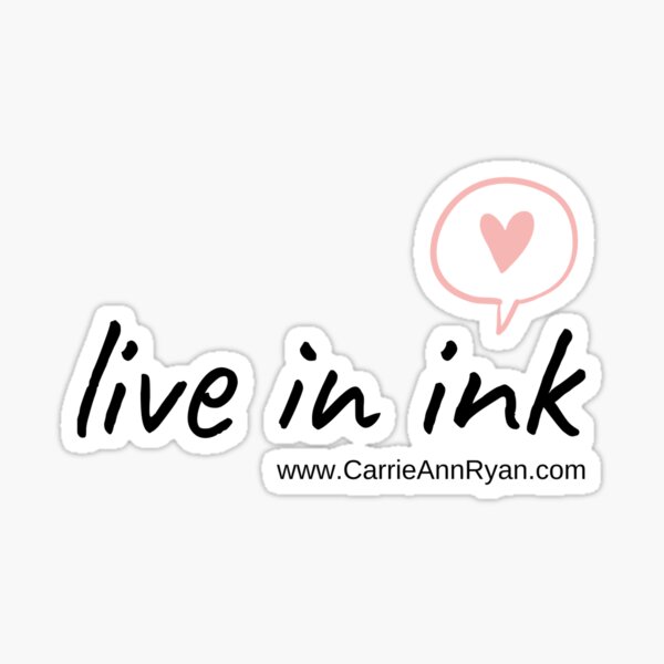 Live In Ink Sticker