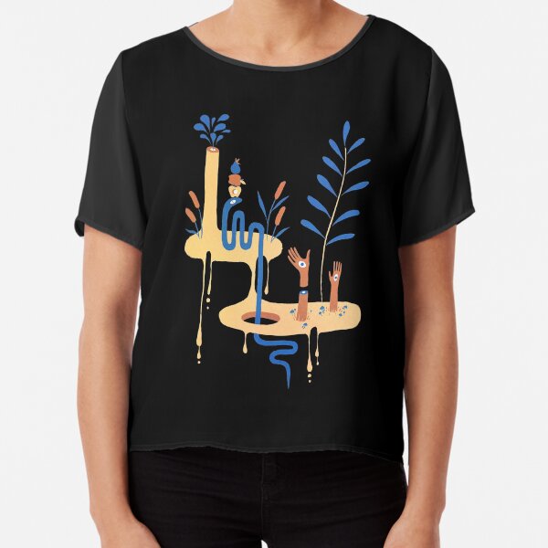 microcosm Chiffon Top