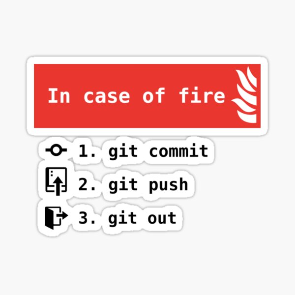 Item preview, In Case of Git Emergency designed and sold by FaustianLTD.