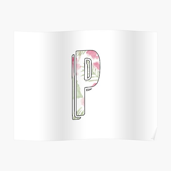 Alphabet letters initials monogram logo pm, mp, m and p posters for the  wall • posters luxury, neon, website