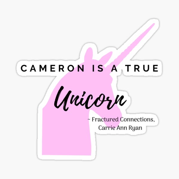 Cameron is a True Unicorn Sticker