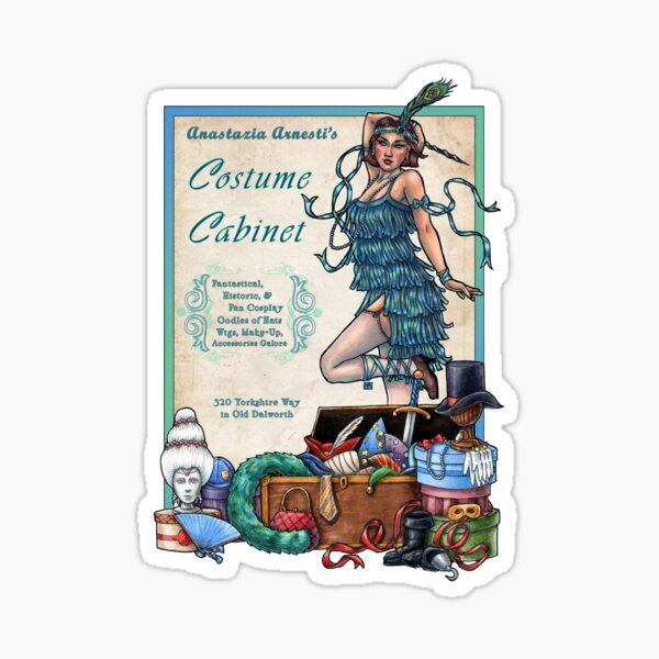 Costume Cabinet by Bobbie Berendson W Sticker