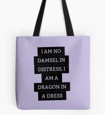 Damsel in Distress Tote Bag