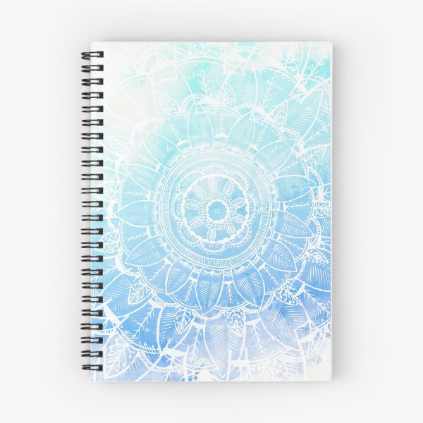 Aperçu de l'œuvre Mandala bleu fané créée et vendue par Rosebudstudio Halsey.