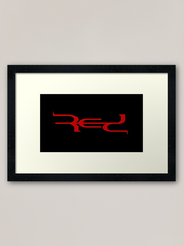 Alternate view of Red Band Logo Framed Art Print
