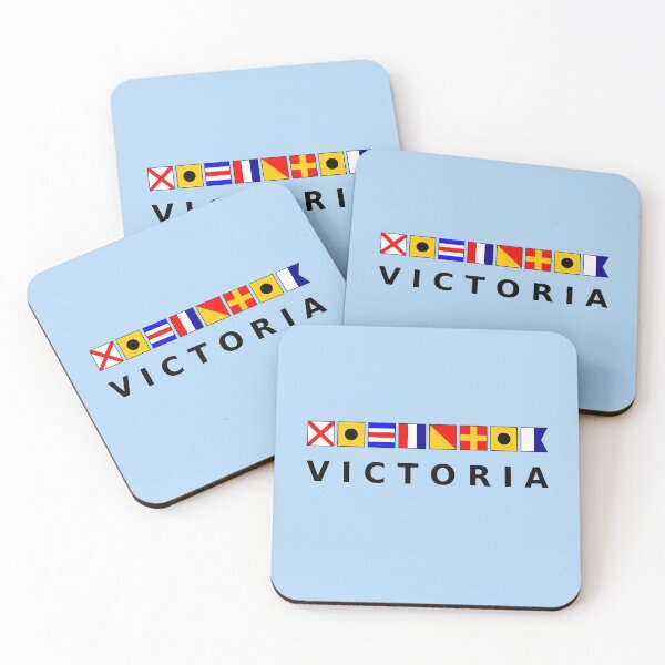 Item preview, Victoria Canada Nautical Sailing Flags Light-Color designed and sold by TinyStarCanada.