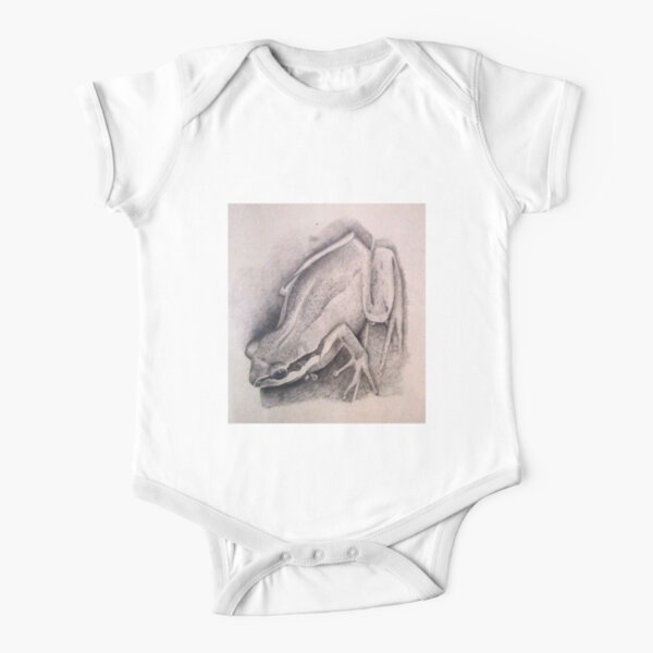Southern Brown Tree Frog - by Avril Thomas Short Sleeve Baby One-Piece