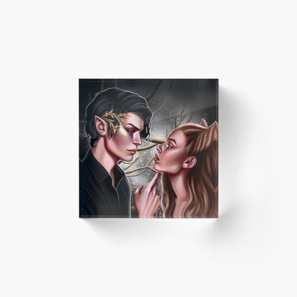 The Cruel Prince - Cardan and Jude Acrylic Block