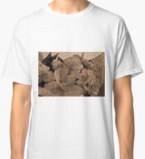 Begonias Sepia Love Classic T-Shirt