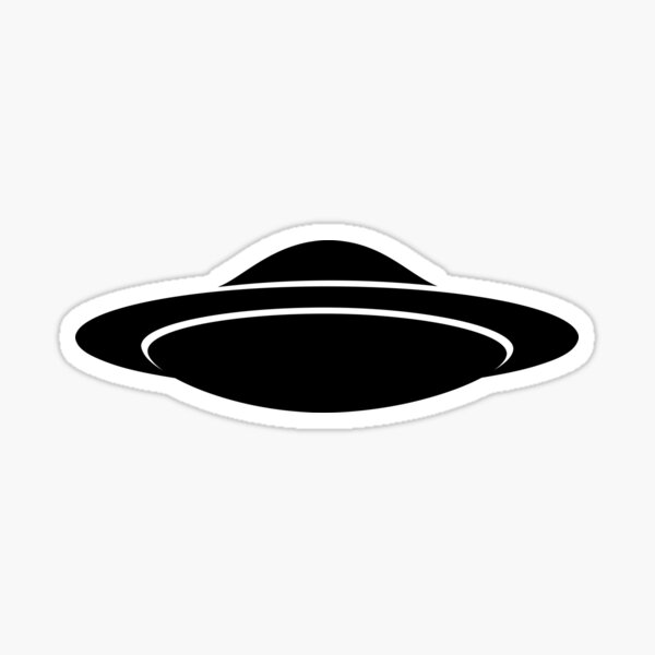 Item preview, UFO - Flying Saucer designed and sold by AlienStickers.