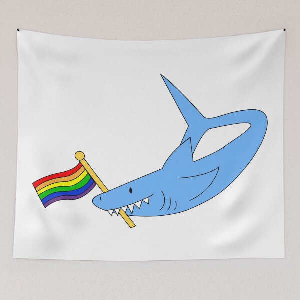 Item preview, Sharks say Gay Rights designed and sold by JettaPilots.