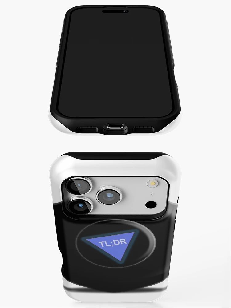 Thumbnail 3 of 4, iPhone Case, TL;DR designed and sold by RGGames.