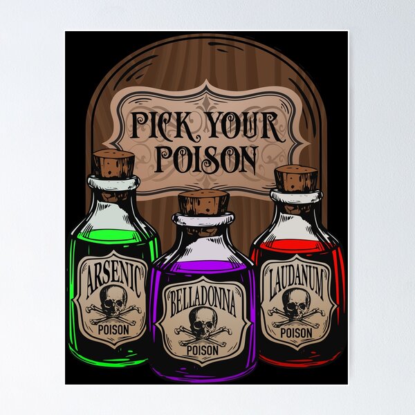 Item preview, Apothecary Poisons designed and sold by RavenWake.