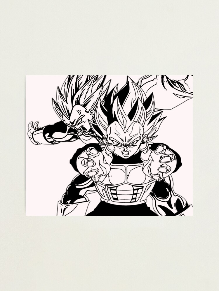 Vegeta Final Flash Metal Prints for Sale