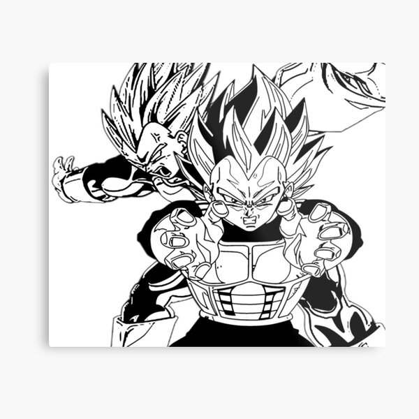 Vegeta Final Flash Metal Prints for Sale