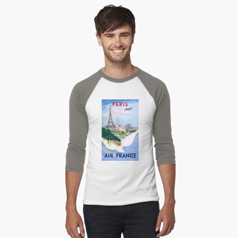 Item preview, Baseball ¾ Sleeve T-Shirt designed and sold by retrographics.