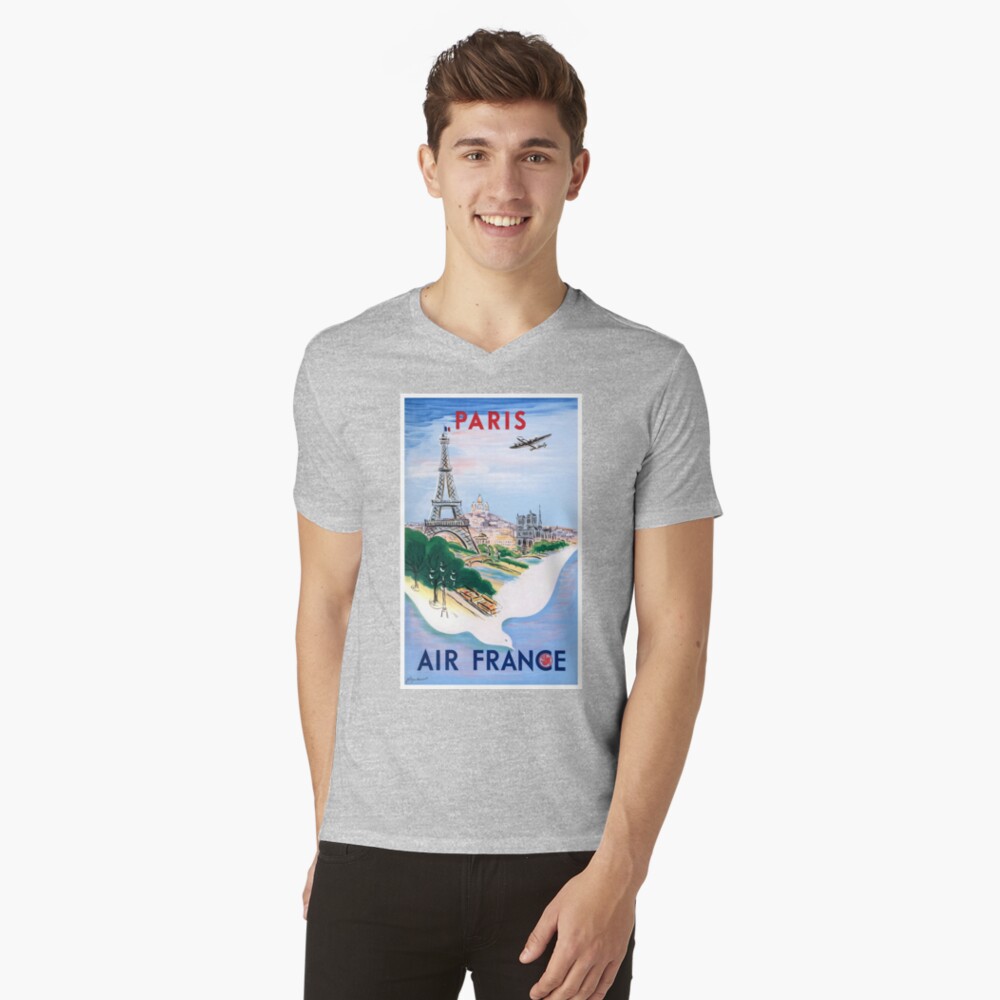 Item preview, V-Neck T-Shirt designed and sold by retrographics.