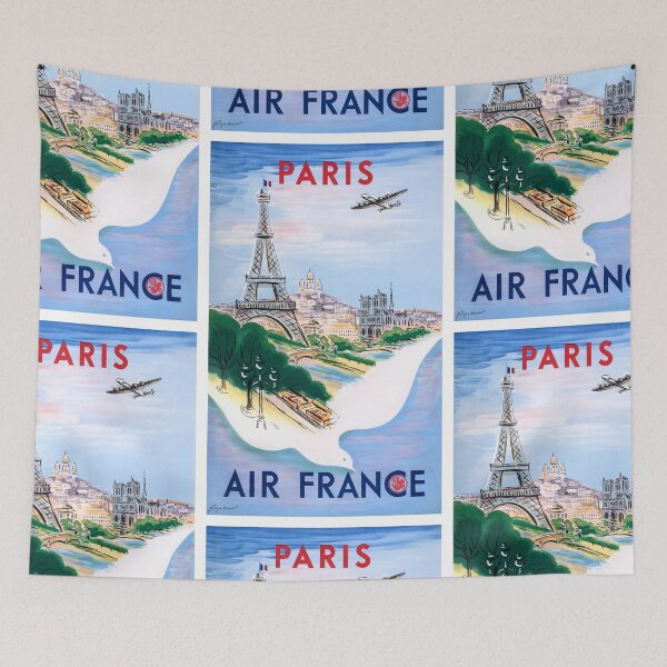 Item preview, 1950 Air France Paris Travel Poster designed and sold by retrographics.