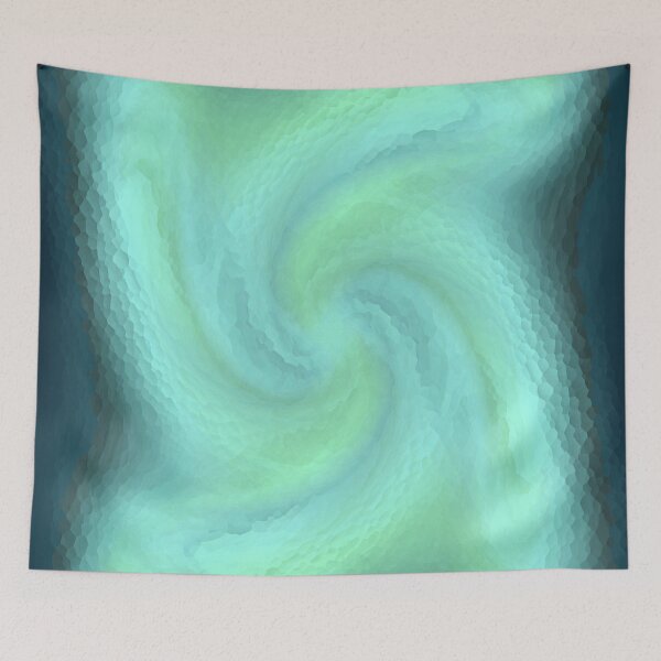 Item preview, Green Teal Dream Twirl designed and sold by Ruth Palmer.